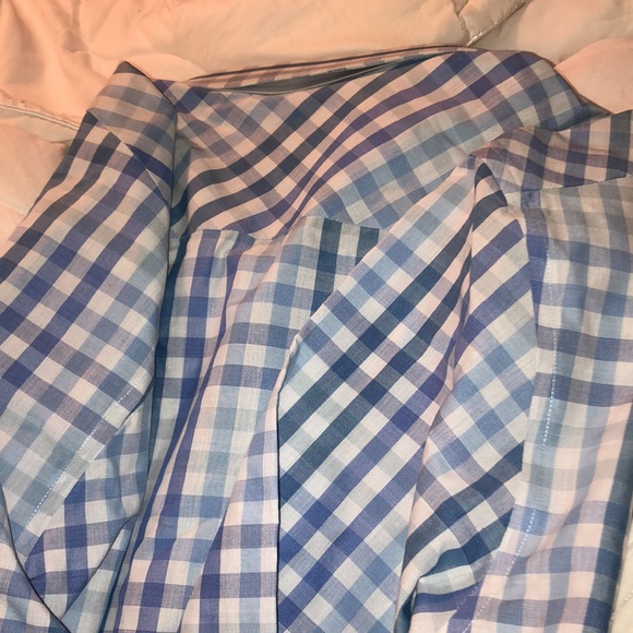 🔥 SALE! $40 for retail $168! NWT Zachary Prell Blue Plaid L/S Shirt - Picture 7 of 9
